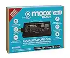 MOOX Track Localizzatore Gps per Auto, Moto, Camion, Barca - App Facile da Usare, Posizione in Tempo Reale, Allarmi e avvisi - Sim e Traffico Incluso per 12 Mesi - Sempre Connesso - Blocco motore