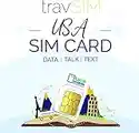 travSIM - USA SIM Card (Lycamobile Scheda SIM) Valida per 30 Giorni - 40GB 3G 4G LTE Dati Mobili - Stati Uniti Lycamobile US SIM Card (USA e Chiamate Internazionali e Messaggi Illimitati)