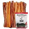 Downtown Pet Supply 12 inch 8 Pack of Bully Sticks for Medium Dogs & Large Dogs, Single Ingredient, Rawhide-Free Long Lasting Bully Sticks for Large Dogs- No Hide Bullsticks for Bully Stick Holder