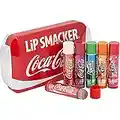 Lip Smacker – Colección Lata Coca-Cola – Set de Bálsamo Labial Hidratante Infantil de Diferentes Sabores – Hidratante Labios Ideal como Regalo Envasado en una Icónica Lata de Coca Cola – Pack de 6