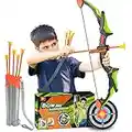 Diyfrety Bow and Arrow Set Kids,Garden Toys for 3 4 5 6 7 8 Year Olds Boys Girls Outdoor Toys for 8 9 10 11 12 Year Olds Boys Gifts for 3-12 for Year Olds Boys Archery Set for Kids Boys Toys Age 3-12