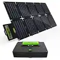 TP-solar 60W Portable Foldable Solar Panel Charger Kit Dual USB 5V + 18V DC Output for Portable Generator Power Station Cell Phone Tablet Laptop 12V RV Boat Car Battery