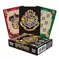 AQUARIUS Harry Potter Playing Cards - House Crests Themed Deck of Cards for Your Favorite Card Games - Officially Licensed Harry Potter Merchandise & Collectibles