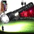 Rechargeable Flashlights High Lumens 2000000 Zoomable 2022 Best Floodlight Spotlight Strobe Light Lanterns World's Brightest Flashlight for Outdoor Emergencies Camping Fishing Power Outage Cars