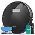 Tikom G8000 Pro Robot Vacuum and Mop Combo, 4500Pa Suction, 150Mins Max, Robotic Vacuum Cleaner with Self-Charging, Quiet, APP&Voice Control, Ideal for Carpet, Hard Floor, Black