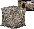 Rhino Blinds R180 3 persona ver a través de la caza tierra ciega, borde Realtree