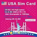 Carte SIM T-Mobile prépayé - Données Internet 4G illimitées, appels, SMS, Couverture réseau T-Mobile aux États-Unis (15 Jours)