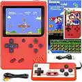 Retro Handheld Game Console, Retro Video Game Console with 400 Classical FC Games, Retro Game Console Support TV Connection & 2 Players, tv Video Game 2 Players Birthday Gift for Kids and Adults.