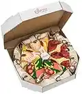 Rainbow Socks - Damen Herren Pizza Socken Box Mix Italienische Hawaii Pepperoni - 4 Paar - Größen 41-46