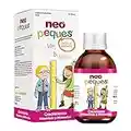 NEO PEQUES | Jarabe Infantil para un Crecimiento Fuerte y Sano | 150 ml | A Base de Vitaminas, Minerales y Extractos de Plantas Naturales | Sabor Naranja