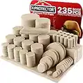 Felt Pads X-PROTECTOR - Giant 235 Pack Premium Furniture Pads. Huge Quantity Felt Furniture Pads Wood Floor Protectors for Furniture Feet – Best Hardwood Floor Protectors. Protect Your Wood Floors!…