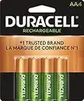 Duracell - Rechargeable Aa Batteries - Long Lasting, All-purpose Double a Battery for Household and Business - 4 Count, Multicolor (aa-rechx4) (packaging May Vary)