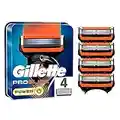 Gillette ProGlide Power Cuchillas de Afeitar Hombre, Paquete de 4 Cuchillas de Recambio (el embalaje puede variar)