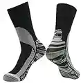 Waterproof Socks, RANDY SUN Men's Fashion Windproof Business Socks Black Grey