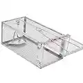 Kensizer Humane Rat Trap, Chipmunk Rodent Trap That Work for Indoor and Outdoor Small Animal - Mouse Voles Hamsters Live Cage Catch and Release