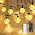 Zashiden Catena Luminosa Esterno ed Interno 120 LED 14M, Impermeabile Luci da Esterno Lucine Natale con Spina Telecomando 8 Modalità Per Giardino, Casa, Balcone, Feste, Matrimonio