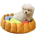 S-Lifeeling Fashion Pet Cushion Bed Detachable Updated Version Winter Plush Nest Kennel Lovely Tart Warm Comfortable Extended Dog Mat Pad Cat Mat