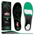 (New 2023) 220+ lbs Plantar Fasciitis Strong Arch Support Insoles Inserts Men Women - Flat Feet - Orthotic Insoles High Arch for Arch Pain - Work Boot Shoe Insole - Heavy Duty Support Pain Relief