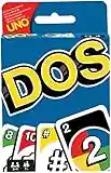 Mattel Games DOS, juego de cartas de UNO (Mattel FRM36)