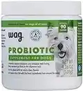 Amazon Brand - Wag Probiotic Supplement Chews for Dogs, Natural Duck Flavor, 90 count