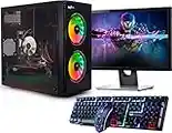 Veno Scorp Budget Gaming PC 22” Bundle Intel Core i5-8GB RAM - 500GB HDD – GT 710 2GB NOVA ARGB Gaming Case - WINDOWS 10 (Renewed)