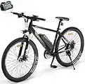 Eleglide Electric Bike, M1 Plus E Mountain Bike, 27.5" Electric Bicycle Commute E-bike with 36V 12.5Ah Removable Battery, LCD Display, Dual Disk Brake, Shimano 21 Speed, MTB for Teenagers and Adults