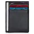 Men Card Holder - RFID Card Wallet - Slim Men Wallet - Minimalist Credit Card Holder - RFID Protection Technology - Holds up to 6 Cards and Banknotes - Ideal for Travel