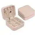 kpfight Caja Joyero Pequeña Mini Caja Almacenamiento Portable para Joyería Jewelry Organizer Caja Joyero Niña para Mujer Joyero para Pendientes Caja joyero Accesorios para Anillos, Aretes, Pendientes