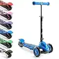 RideStar Cruise 3 Wheel Tri Scooter, Easy Folding System, Height Adjustable Handlebars, Tilt To Turn Steering, Kids Aged 3+ Years