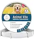 Animal Vita® Zeckenhalsband für Hunde - Effektiver Schutz vor Ungeziefern [wasserdicht und größenverstellbar] bis zu 8 Monate Zeckenschutz mit 100% natürlichen Inhaltsstoffen