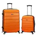 Rockland 2-Piece Expandable Spinner Set Plus, Orange, 20-Inch/28-Inch