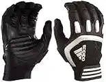 adidas Adult Scorch Destroy Football Lineman Gloves - Black-XL