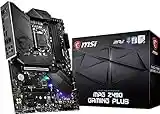 MSI MPG Z490 Gaming Plus Gaming Scheda madre (ATX, Intel Core di 10a generazione, presa LGA 1200, DDR4, CF, Dual M.2 Slots, USB 3.2 Gen 2, 2.5G LAN, DP/HDMI, Mystic Light RGB)