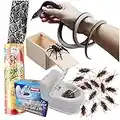 LCKLA Prank Kit Realistic Rubber Snakes Fake Roaches Surprise Spider Box Funny Gag Gifts for Halloween Party Decoration April Fools Day Adults Men Women (B)