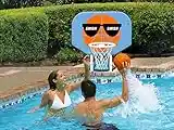 Poolmaster Pro Rebounder Poolside Basketball Game, Swish Swish, Orange