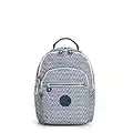 Kipling SEOUL S, Kleiner Rucksack mit Laptop-Schutz 13 Zoll, 35 cm, 14 L, 0.50 kg, Urban Chevron