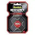 Scotch Extremely Strong Mounting Tape, Double Sided Foam Tape, 1 in x 60 in (2.54 cm x 1.52 m), 414DC-SFEF