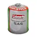 Coleman Cartouche de Gaz à Valve C500 Performance, pour Réchauds de Camping Cartouche Compacte et refermable, Vert