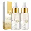 24k Gold Collagen Booster Schneckenserum, 24k Gold Schneckenserum, Snail 24k Gold Face Serum Ohne Teures Botox, Deeply Moisturizer Anti-Aging Serum(2Stück)