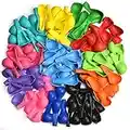 Kolavia 100 PCS Party Balloons, 12 Inches Premium Assorted Colorful Balloons, Bulk Pack of Strong Latex Balloons for Birthday, Party, Christmas, Wedding, Anniversary and Vacation