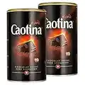 Caotina noir, Kakao Pulver mit dunkler Schweizer Schokolade, heiße Schokolade, Trinkschokolade, 2er Pack, 2 x 500g