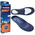 FootActive Comodidad: plantillas ortopédicas y biomecánicas - Soporte perfecto para talones, pies, rodillas y espalda, especialmente para el dolor de pies, azul, 35 - 38 (XS)