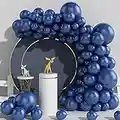 Navy Blue Balloons 84Pcs, 18 Inch 12 Inch 5 Inch Navy Blue Party Balloons, Dark Blue Latex Balloon for Blue Party Decoration Birthday Baby Shower Gender Reveal Wedding Graduation Party Holiday Decor