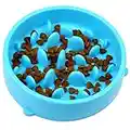 H&S Slow Feeder Dog Bowl - Slow Eating Dog Bowl - Interactive Feeder - Slow Down Feed Dog Cat Feeding Bowl - Pet Bloat Stop Dog Bowl