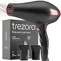 Professional 2200W Ionic Salon Hair Dryer - Professional Blow Dryer - Lightweight Travel Hairdryer for Normal & Curly Hair Includes Volume Styling Nozzle