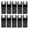 10Pack 35mm Universal Oscillating Quick Release Saw Blades Set Multitool Tool Blade for Bosch Craftsman DeWalt Dremel FEIN Ridgid TCH Makita Milwaukee