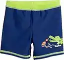 Playshoes Jungen UV-Schutz Short Krokodil 461165, 11 - Marine, 122-128