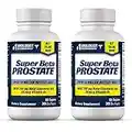 New Vitality Super Beta Prostate Support Supplement for Men's Health - Reduce Bathroom Trips Day & Night, Promote Sleep, Better Bladder Emptying & Healthy Prostate, Beta Sitosterol (120ct, 2 Bottle)