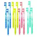 12Pcs Complete Care Toothbrushes Adult Crystal Toothbrush Firm Bristle Toothbrush Hard for Home and Travel Cleaning Tooth Stain and Smoke Tooth Toothbrush(Random Color)