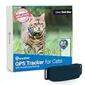 Tractive GPS Pet Tracker for Cats - Waterproof, GPS Location & Smart Activity Tracker, Unlimited Range, Works with Any Collar (Dark Blue)